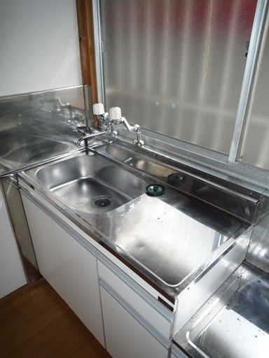 【キッチン】　2口ガスコンロ設置可能なキッチンです！