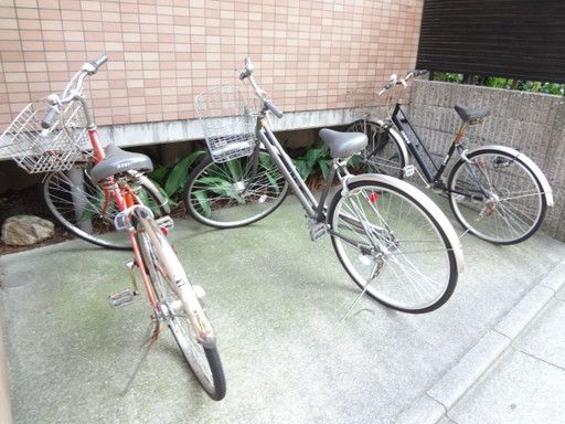 自転車駐輪可！